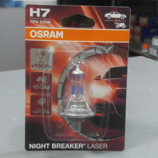 Лампа накаливания 12В.55Вт.H7 (пр-во OSRAM) NIGHT BREAKER UNLIMITED		