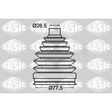 Пыльник к-кт наружный термопласт 26,5*77,5 (SASIC) Renault Kangoo 08-