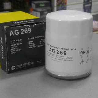 Фильтр масляный (AG AUTO PARTS) MAZDA, MITSUBISHI AG269 65 грн