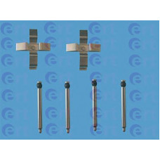 Монтажный к-кт колодок задних дисковых (крест) (ERT) Opel Vectra A, B, Omega A, B, Astra F