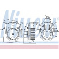 Вентилятор салона (NISSENS) VW GOLF VARIANT 1.9