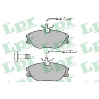 Тормозные колодки перед. (LPR) Jumpy, Scudo, Expert 96- (Lucas) 05P498 429 р.