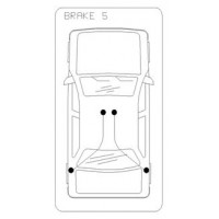 Трос ручного тормоза без ABS (COFLE) RENAULT 25