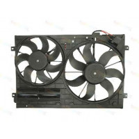 Вентилятор радиатора (с корпусом) (THERMOTEC) AUDI A3 SEAT ALTEA, ALTEA XL, TOLEDO III SKODA OCTAVIA II, SUPERB II, YETI VW BEETLE, CADDY III, CC, EOS, GOLF PLUS, GOLF V, GOLF VI, JETTA III 1.2-3.6 07.03-