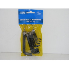 Набор шестигранников 10 предметов 1,5-10 мм TOYA