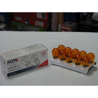 Лампа автомобильная 12V PY21W BAU15S (оранжевая) (указатели поворота перед, зад) (10 шт.) MTA	