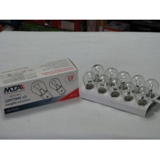 Лампа автомобильная одноконтактная 12V 21W Ba15s P21W (пр-во MTA) 
