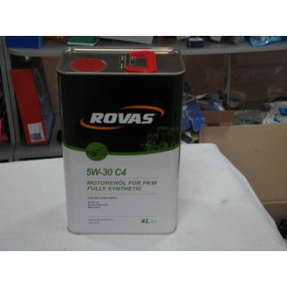 Моторное масло 5W30 C4 4л (ROVAS) 5W30 853 р.