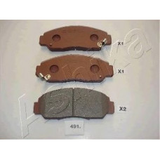 Комплект тормозных колодок передн.ASHIKA HONDA CIVIC 