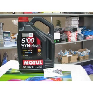 Масло моторное синтетика 5W30 (MOTUL) SYN-CLEAN 5L, 814251, 6100, 107948 814251 1 148 р.