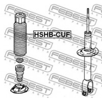 Пыльник аморт. задн. (пр-во Febest) HONDA ACCORD