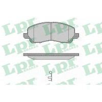 Колодка торм. передн. (пр-во LPR) MITSUBISHI GALANT VI (EA), LANCER