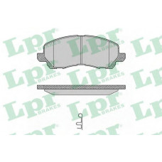 Колодка торм. передн. (пр-во LPR) MITSUBISHI GALANT VI (EA), LANCER