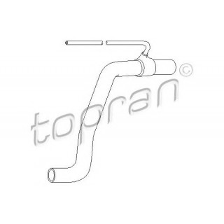 Патрубок радиатора верхний (TOPRAN) VW PASSAT B3 1.9D, 1Y 107346586 361 р.