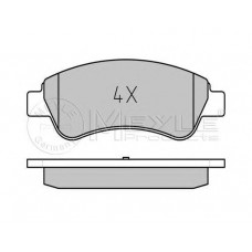Колодки тормозные передние (пр-во MEYLE) Citroen Berlingo, Peugeot Partner, 96-