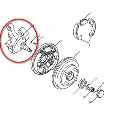 Кулак поворотный задней подвески под подшипник без ABS (пр-во Китай) Geely CK