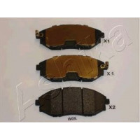 Комплект тормозных колодок ASHIKA, дисковый тормоз передний