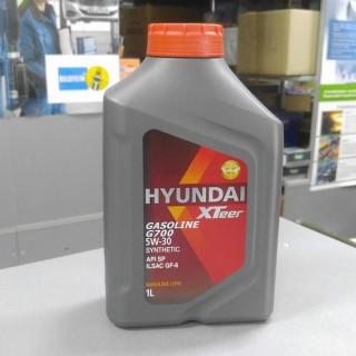 Масло моторное 5W30 синтетическое Hyundai, Xteer, Gasoline, G700, SN , 1L 1011135 826 р.