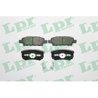 Колодки тормозные задние, LPR, 05P1373, Mitsubishi, OUTLANDER, CU, CW, Lancer, CY-Z