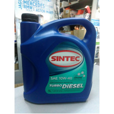 Масло моторное полусинтетика 10W40 Turbo Diesel CF-4/CF/CJ (пр-во SINTEC Truck) 5L.
