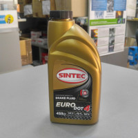 Жидкость тормозная DOT4, ДОТ4 (пр-во SINTEC) 0.455L.