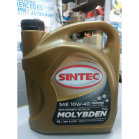 Масло моторное полусинтетика 10W40 c Молибденом 4L (пр-во SINTEC) CF-4/CF/SJ