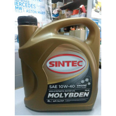 Масло моторное полусинтетика 10W40 c Молибденом 4L (пр-во SINTEC) CF-4/CF/SJ