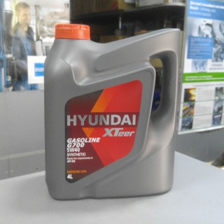 Масло моторное 5W40 (HYUNDAI) Xteer Hyundai Gasoline G700 SN 4L 1041136 3 156 р.