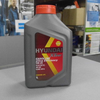 Масло моторное 5W-20 синтетика 1L Gasoline Ultra Efficiency SN/GF-5 (пр-во Xteer HYUNDAI) 1011013 232 р.