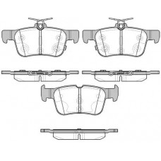 Колодка задние дисковые 3502110XKZ1DA (REMSA) GREAT WALL HAVAL H6, FORD MONDEO V (09/14-), FUSION