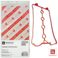 Прокладка крышки клапанов, пластмасовая крышка, 96353002, ROSTECO, 20734, Chevrolet Aveo 1.6, Lacetti 1.6, Lanos 1.6