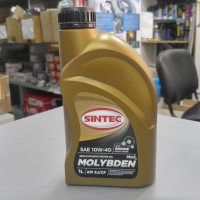 Масло моторное полусинтетика 10W40 c Молибденом 1L (пр-во SINTEC) CF-4/CF/SJ