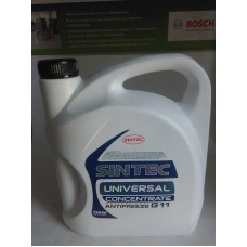 Антифриз КОНЦЕНТРАТ G11 синий (пр-во SINTEC LUX) 4.5L