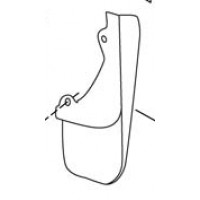 Брызговик задний левый (пр-во Китай) Geely CK