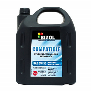 Моторное масло BIZOL Compatible SAE 5w30 5L 95821,85821 1 220 грн