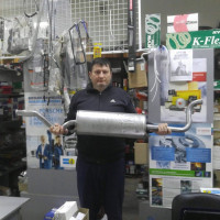 Глушитель, банка, задняя часть Алюминизированный (пр-во POLMOSTROW) ВАЗ 2115