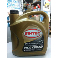 Масло моторное полусинтетика 10W40 c Молибденом 5L (пр-во SINTEC) CF-4/CF/SJ