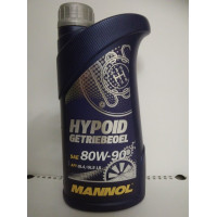 Масло трансмиссионное  минеральное 80W-90 MANNOL Hypoid Getriebeoi HG10106l  GL-5/GL5, GL-4/GL4 1L