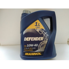 Масло моторное 10W40 5L MANNOL Defender SL/CF 5L