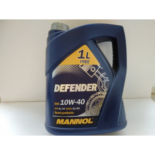 Масло моторное 10W40 5L MANNOL Defender SL/CF 5L 7507 388 грн