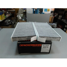 Фильтр салона угольный к-кт 2 шт. 272772951R (пр-во DENCKERMANN) Renault Laguna ||| 07-