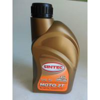 Масло моторное полусинтетика 2T Moto (пр-во SINTEC) 1L.