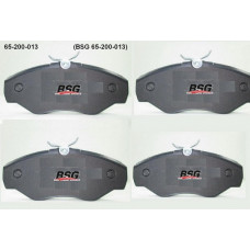Комплект тормозных колодок, дисковый тормоз  BSG