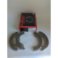 Колодки тормозные задние барабан с ABS, 1403060180 (пр-во NIPPARTS) Geely CK, Lifan 320, DAIHATSU 