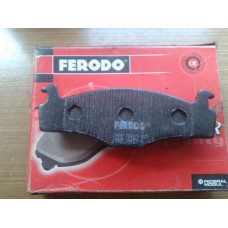 Колодки тормозные передние (пр-во FEREDO красные) VW GOLF |-||-|||, Caddy |
