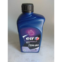Масло трансмиссионное полусинтетика TRASELF (пр-во ELF) 75W80 NFJ  1L