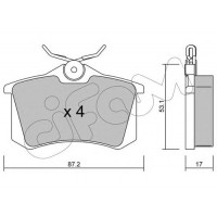 Комплект тормозных колодок, дисковый тормоз  SAMKO PEUGEOT 307