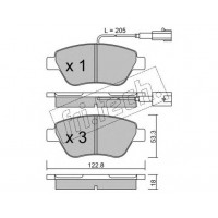 Комплект тормозных колодок, дисковый тормоз SAMKO FIAT DOBLO