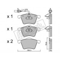 Комплект тормозных колодок,перед SAMKO ALHAMBRA. SHARAN