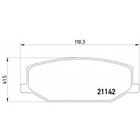 Колодки тормозные  (пр-во SAMKO) SUZUKI